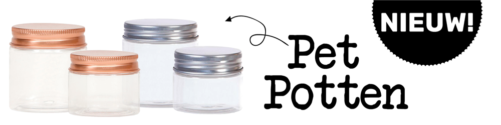 Plastic PET potten Plastic PET potten - voor vele doeleinde